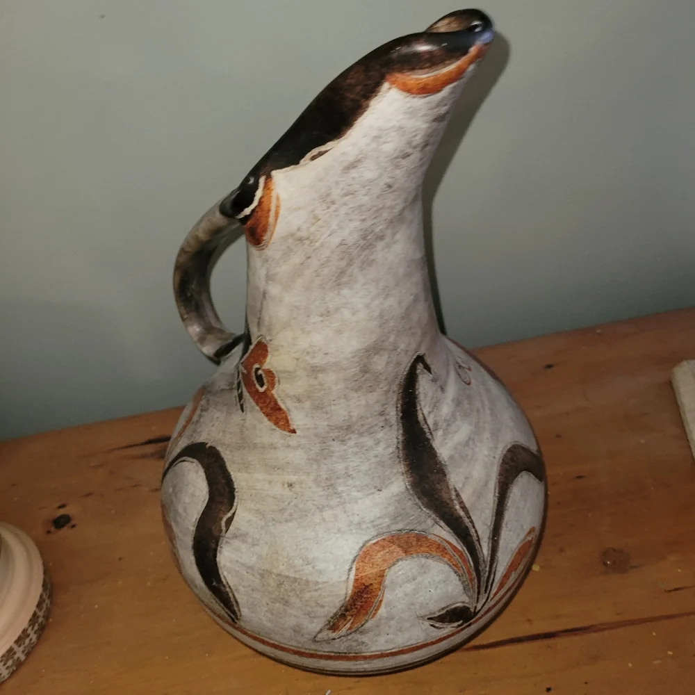 Vintage Native America Wedding Pitcher - Picture 2 of 9